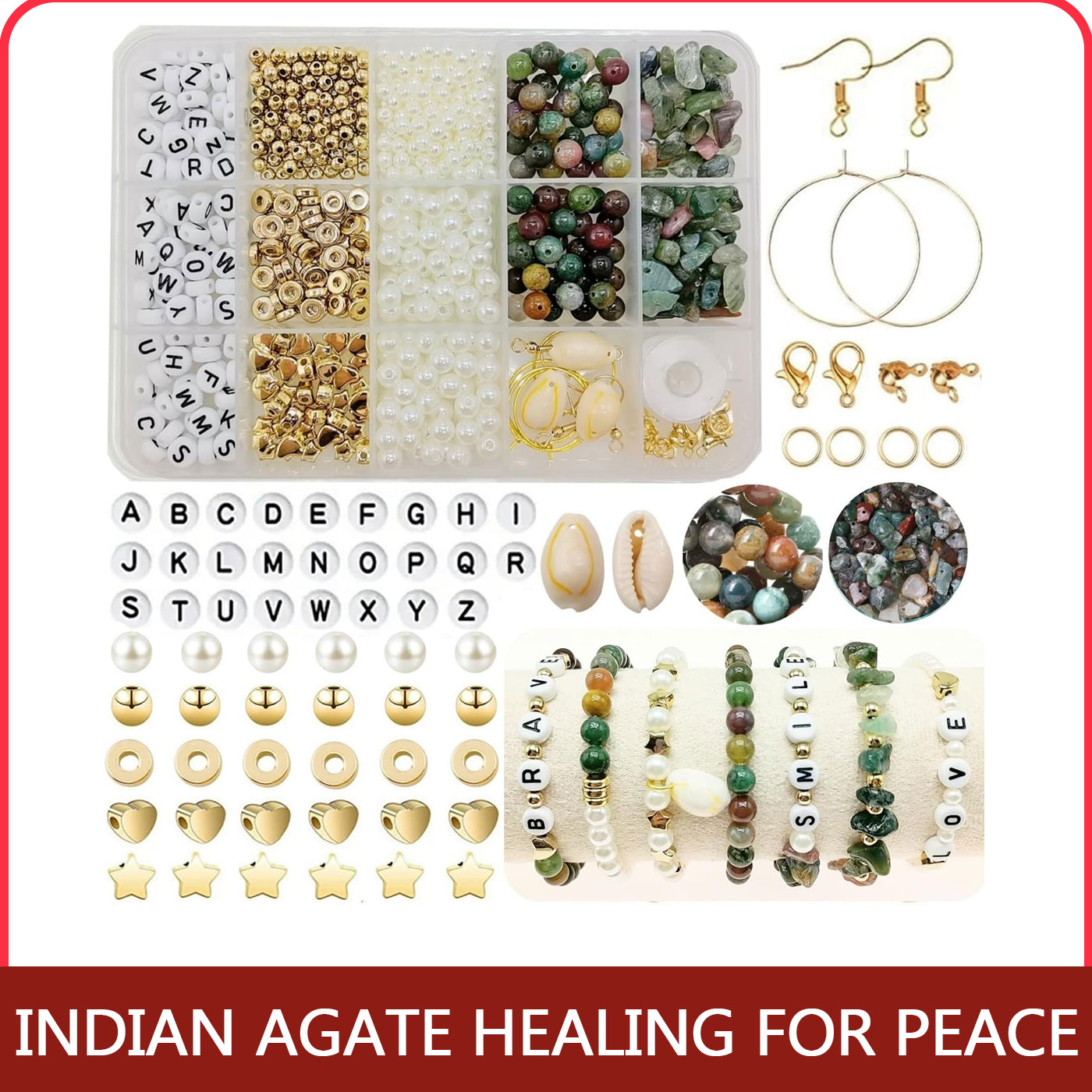 Jewelry Making Party For Adults - Jewelry Making Supplies Kit Natural Stone