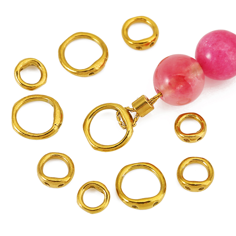 Jewelry Making Bead - 30pcs 5/6/8mm Stainless Steel Beading Supplies