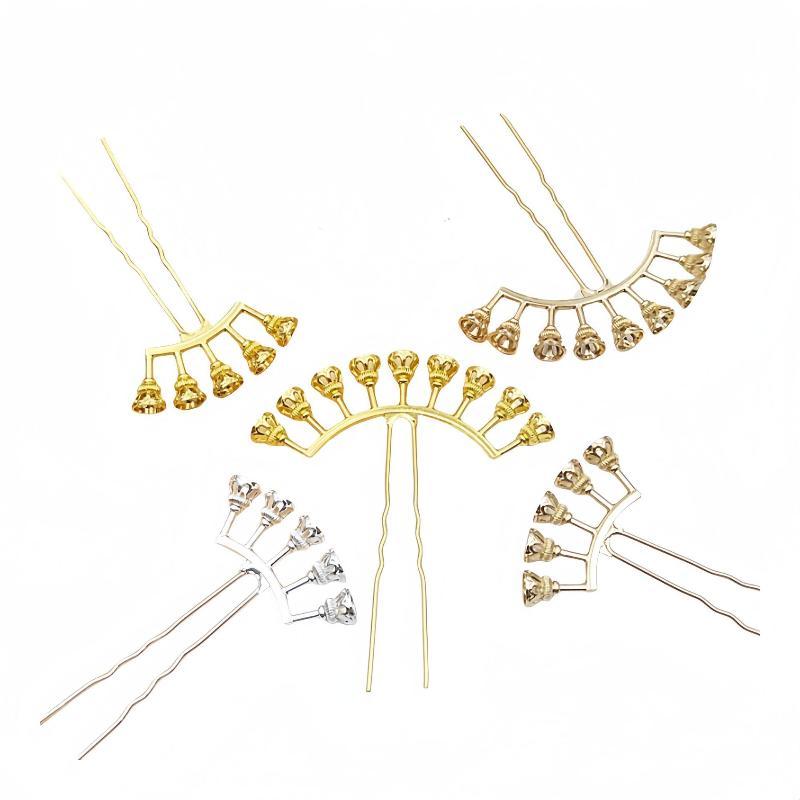 Jewelry Making Bead - Alloy Arch Hair Pin Blanks with