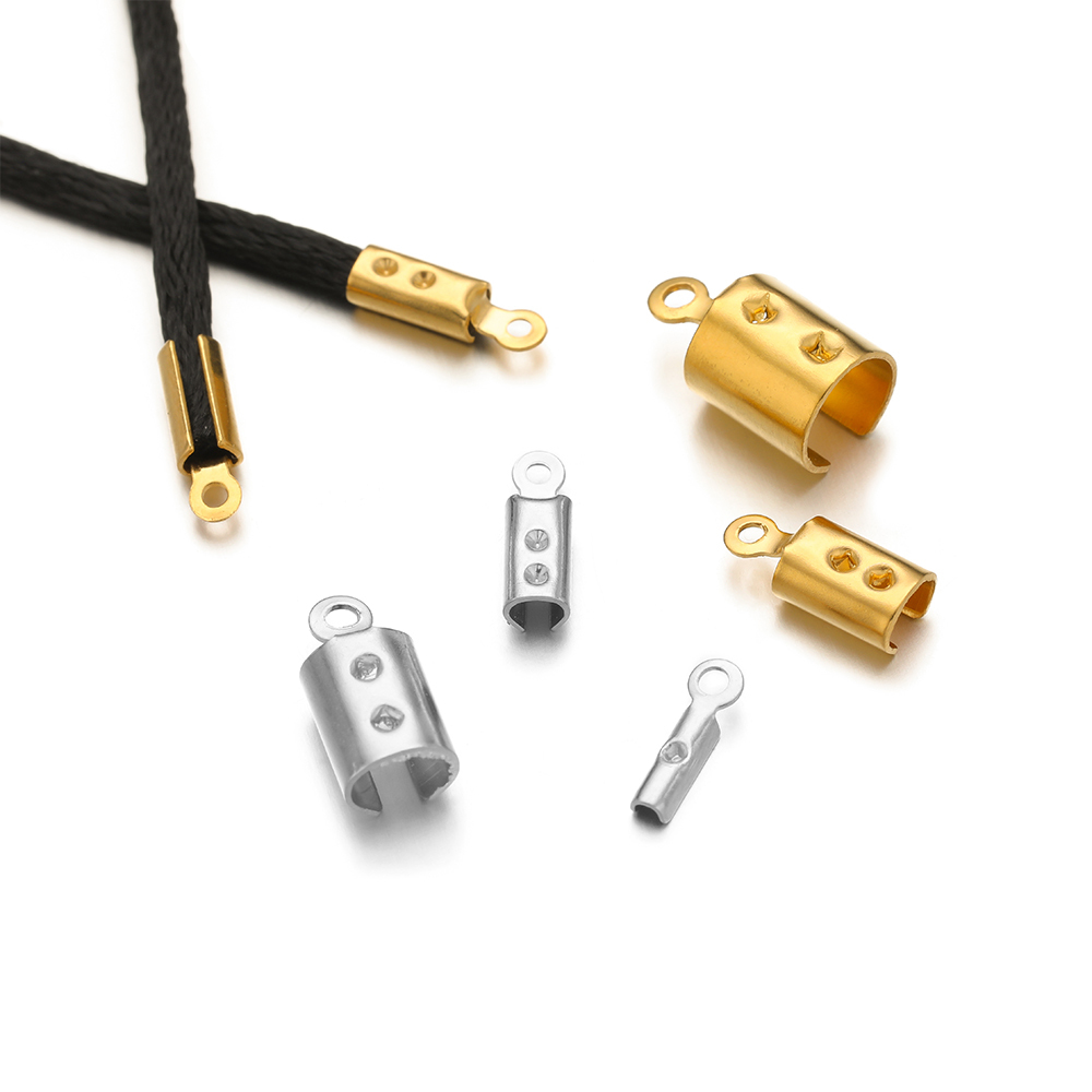 Jewelry Making Factory - 50pcs Stainless Steel High Quality Crimp