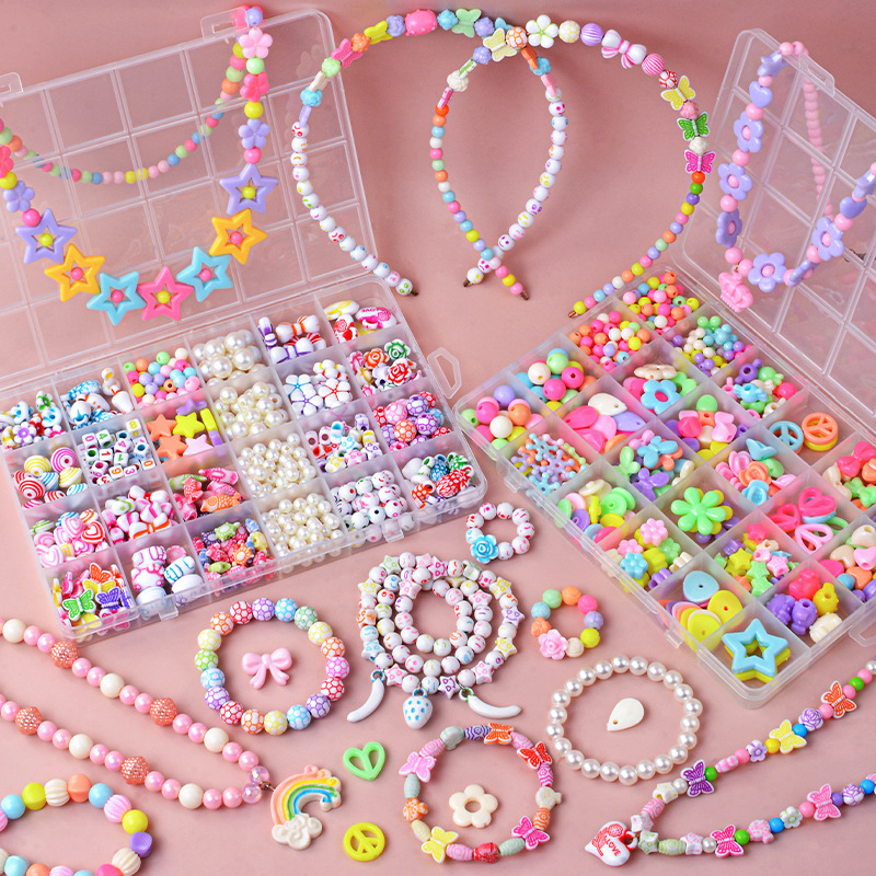 Jewelry Making Kit For Kids - DIY Handmade Beaded Children's Toy Creative