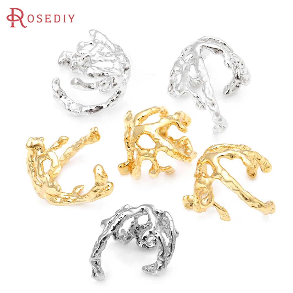 Bead Cap Flower - 18K Gold Color Brass Flower Shape