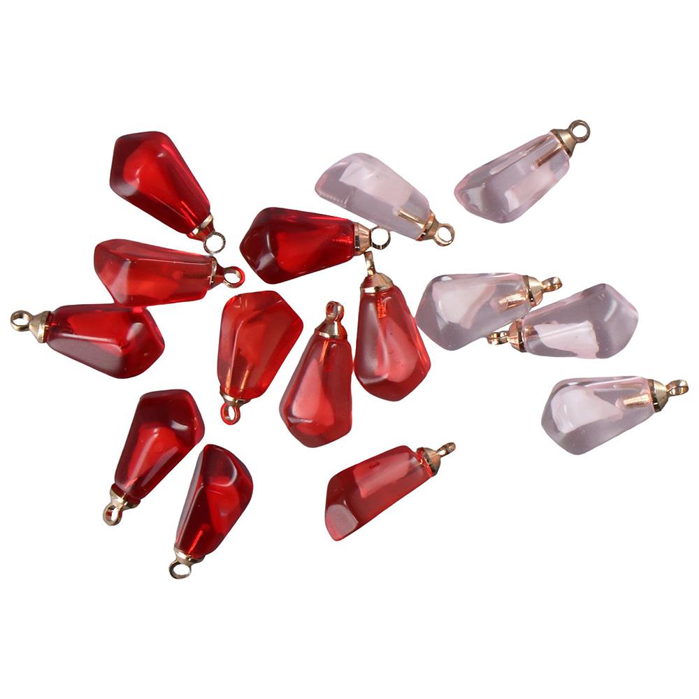 Jewelry Making Party For Adults - 15pcs Resin 3 Colors 1.25cm*0.8cm. Pomegranate