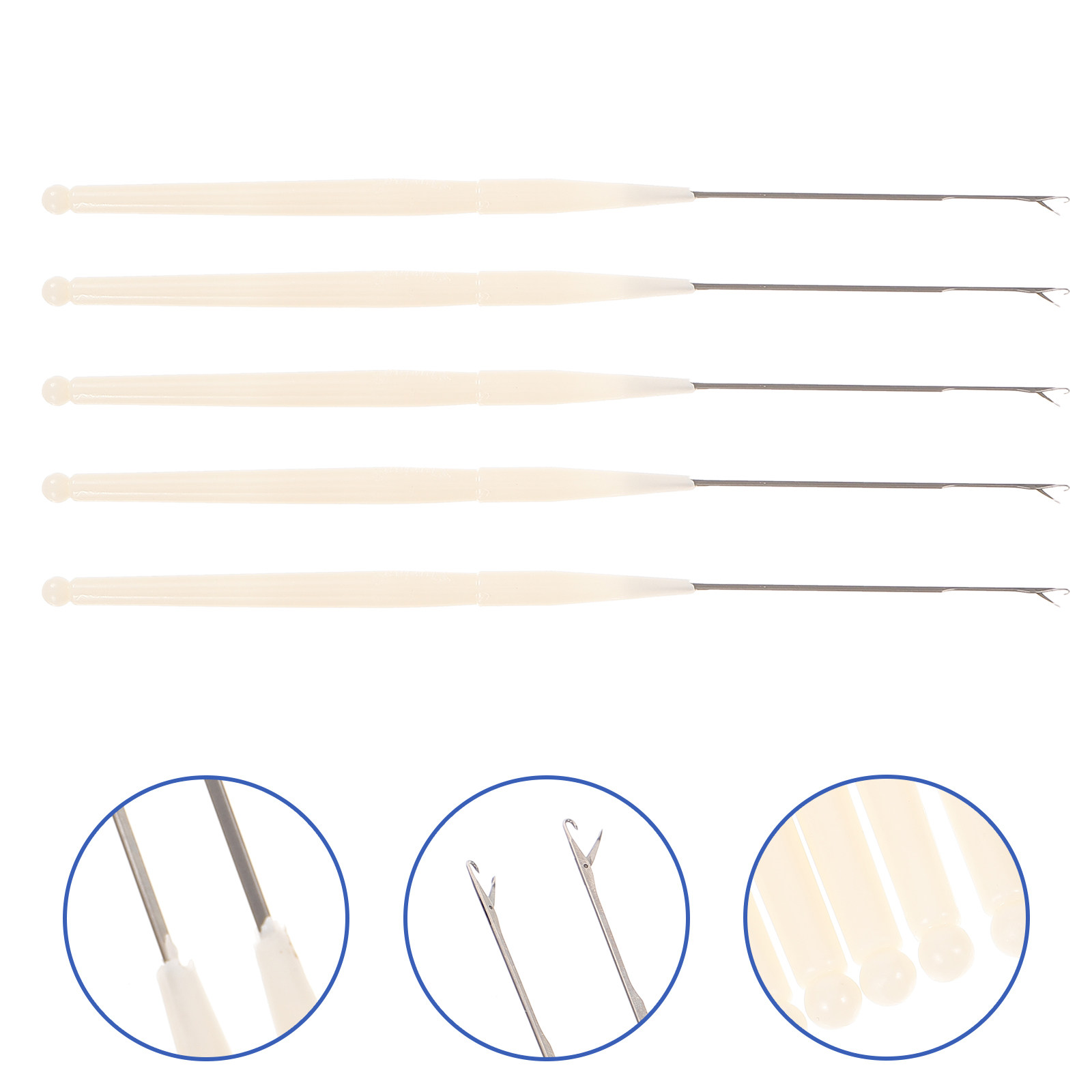 Jewelry Making Using Beads - 5Pcs Easy Use Beading Needles Plastic