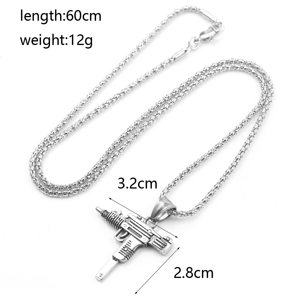 Punk Uzi Pistol Machine Gun Ne - Jewelry Making Equipment review and price