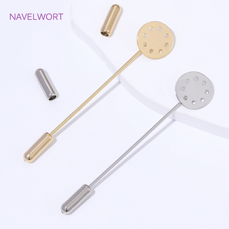 14K Gold Plated Long Brooch Sa - Jewelry Making Tray review and price