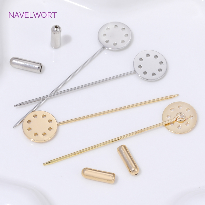 14K Gold Plated Long Brooch Sa - Jewelry Making Tray review and price