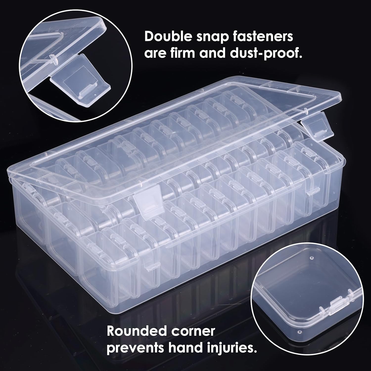 36/72/108 Grids Clear Plastic  - Jewelry Making Using Beads review and price