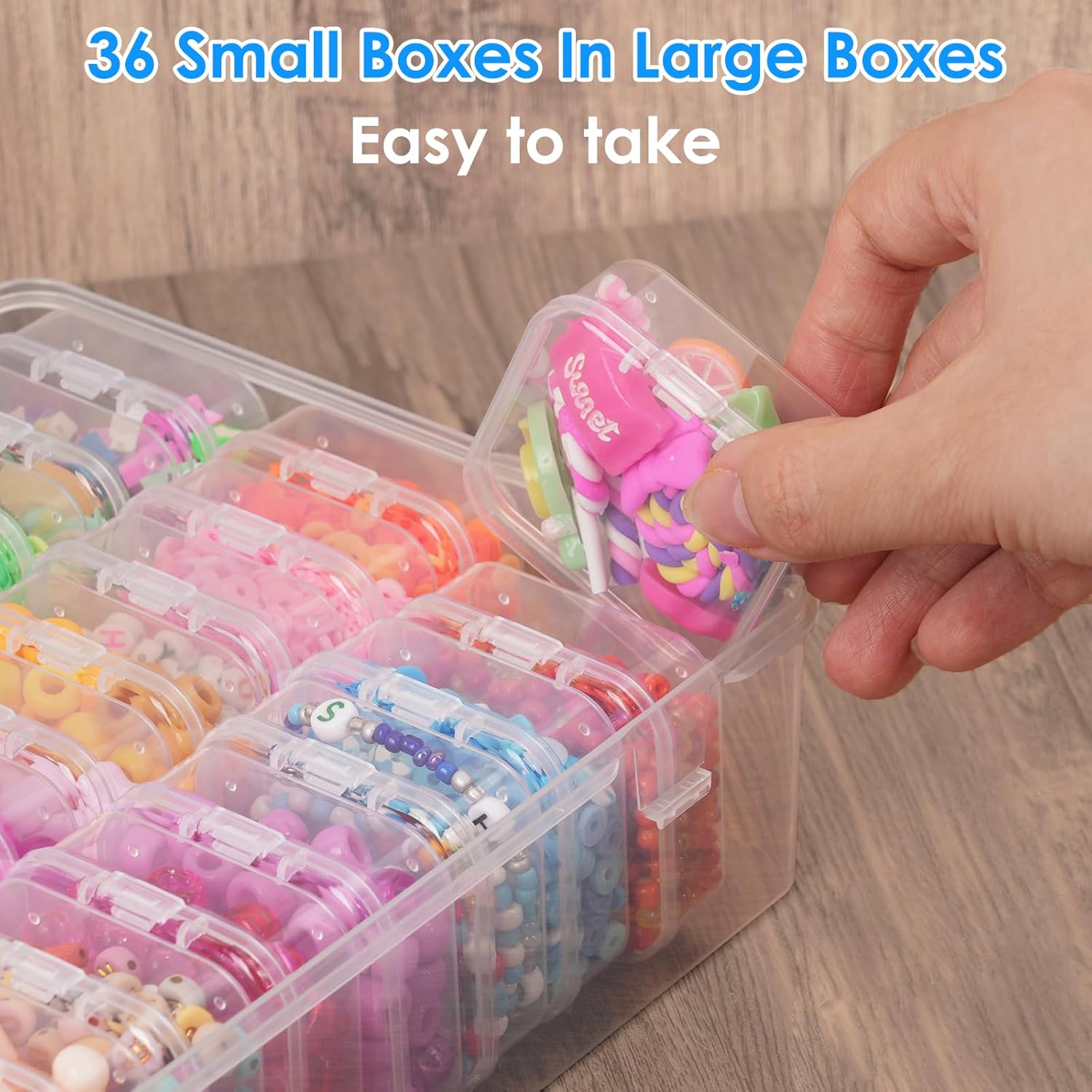 36/72/108 Grids Clear Plastic  - Jewelry Making Using Beads review and price