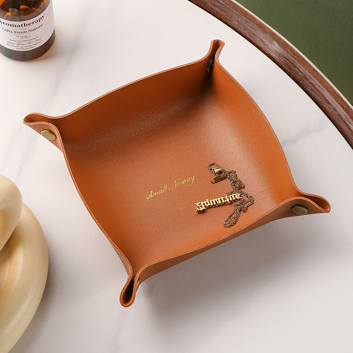 Nordic Style Leather Storage T - Jewelry Making Tray review and price