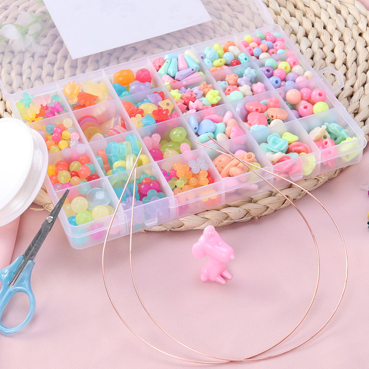 520Pcs DIY Beads Set for Jewel - Jewelry Making Kit For Kids review and price