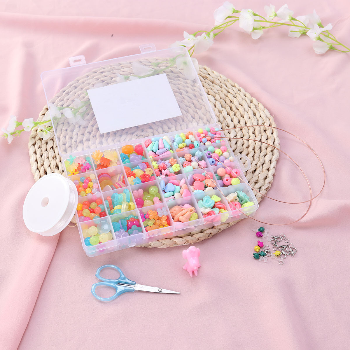 520Pcs DIY Beads Set for Jewel - Jewelry Making Kit For Kids review and price
