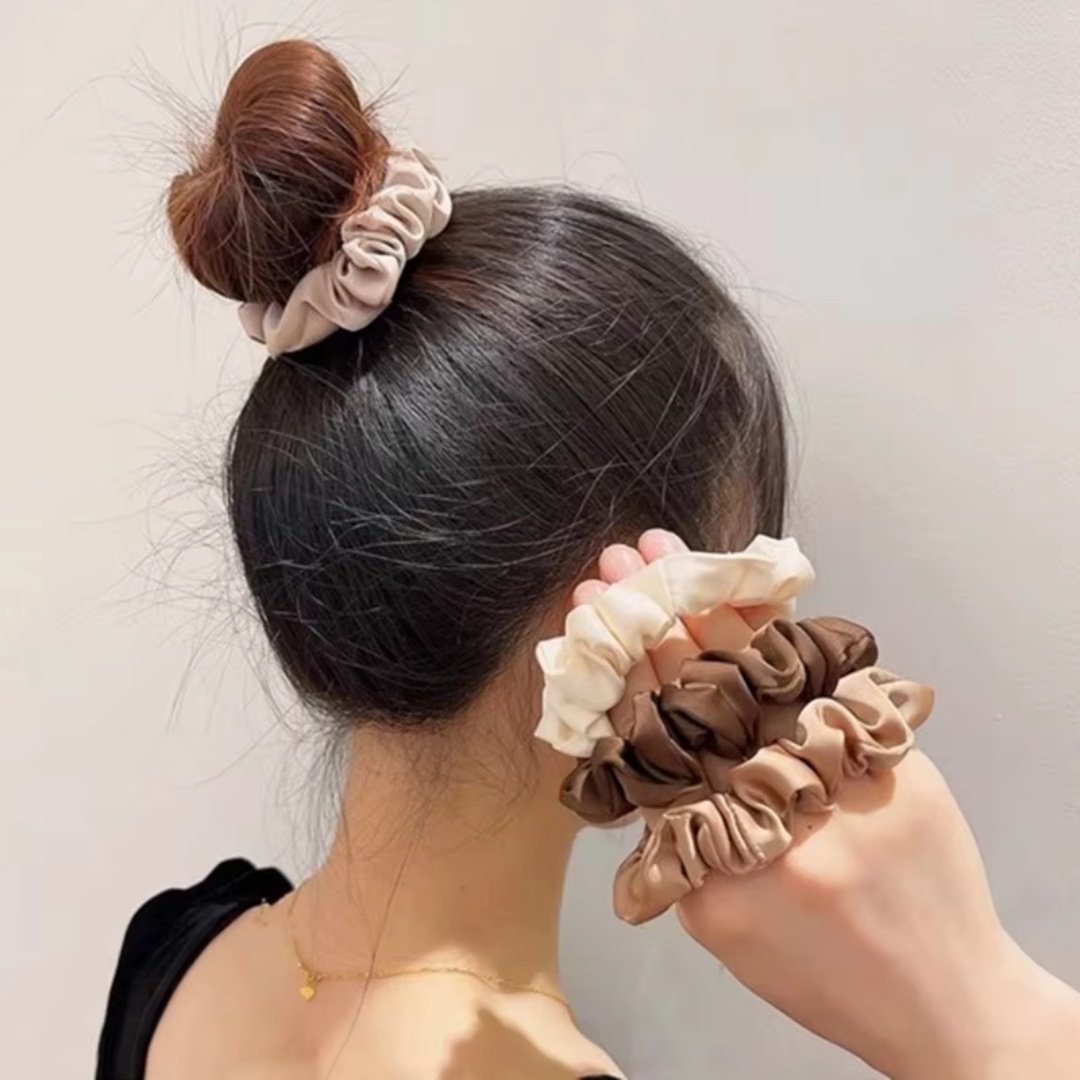 5PCS Satin Hair Scrunchie Exqu - Jewelry Making Adults review and price