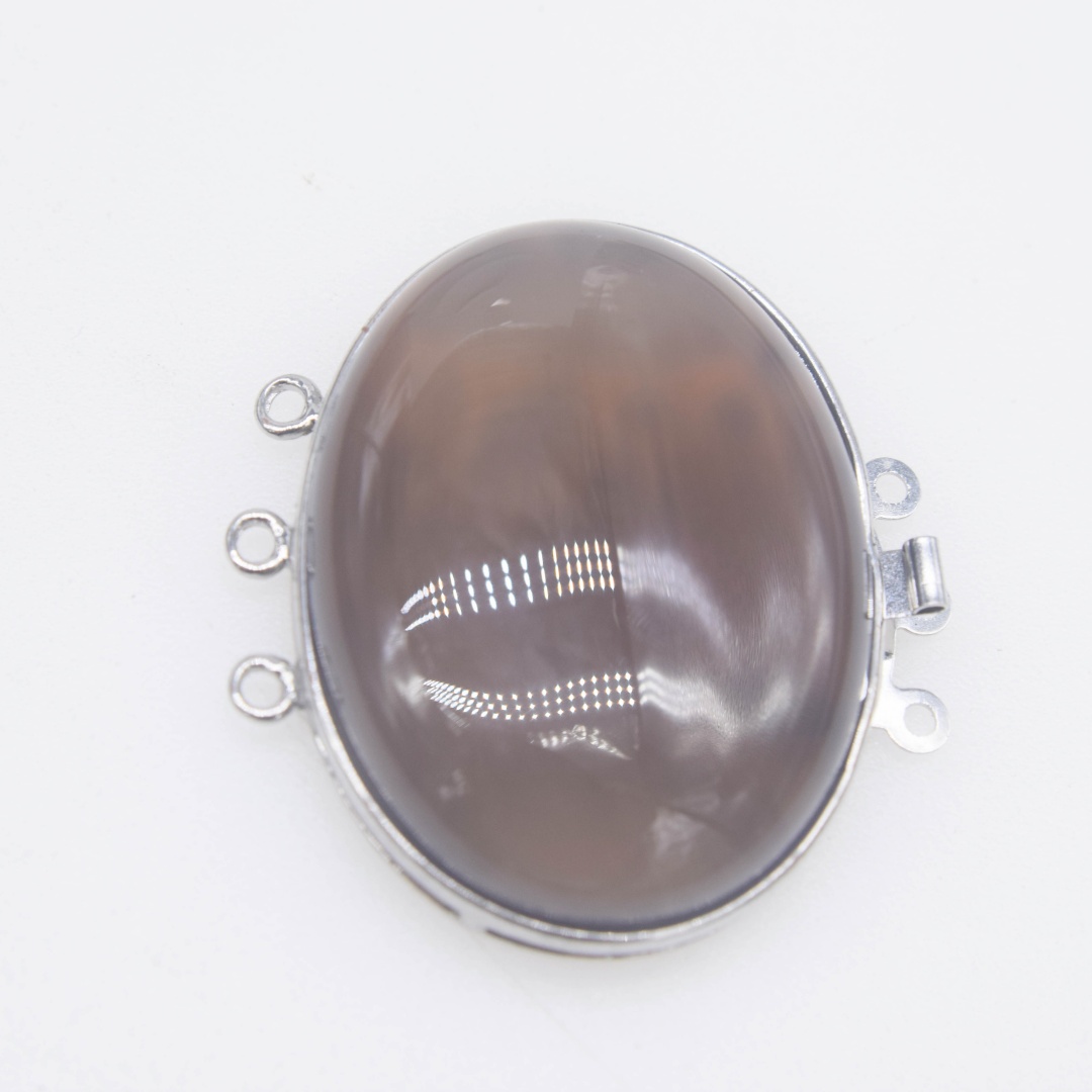 1Piece Multicolor Agate Flat O - Jewelry Making Stones review and price