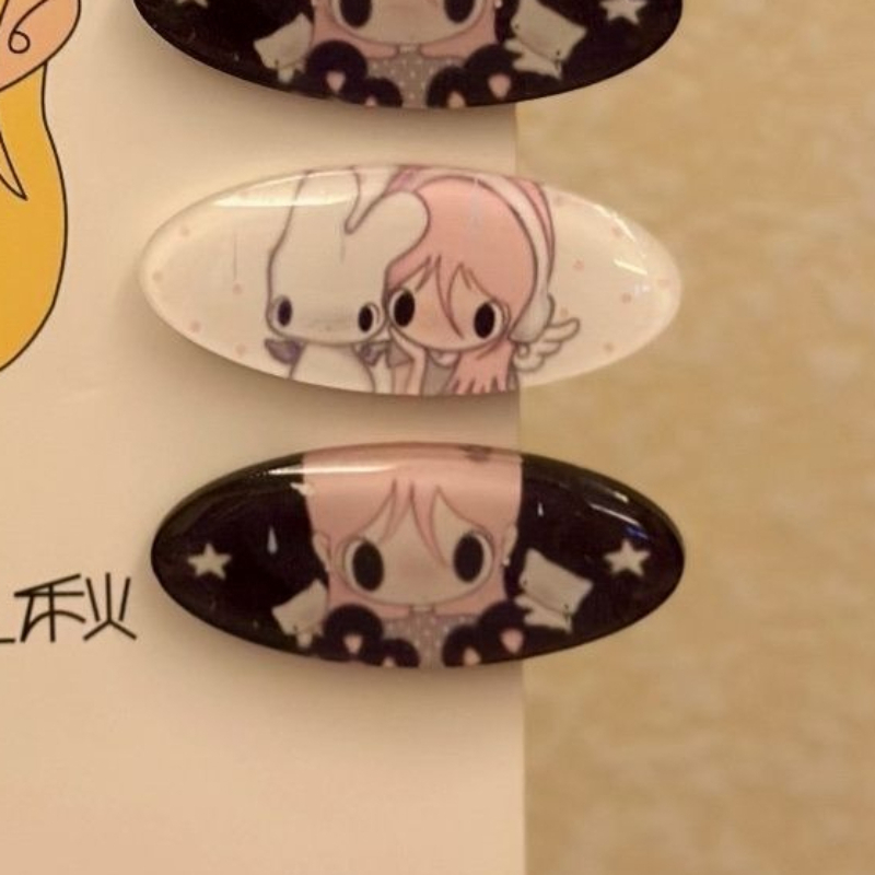 2Pcs INS Angel Girl Cartoon Ha - Jewelry Making Adults review and price