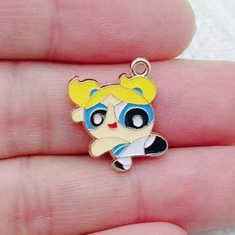 10pcs Alloy Oil-Dripping Carto - Jewelry Making Factory review and price
