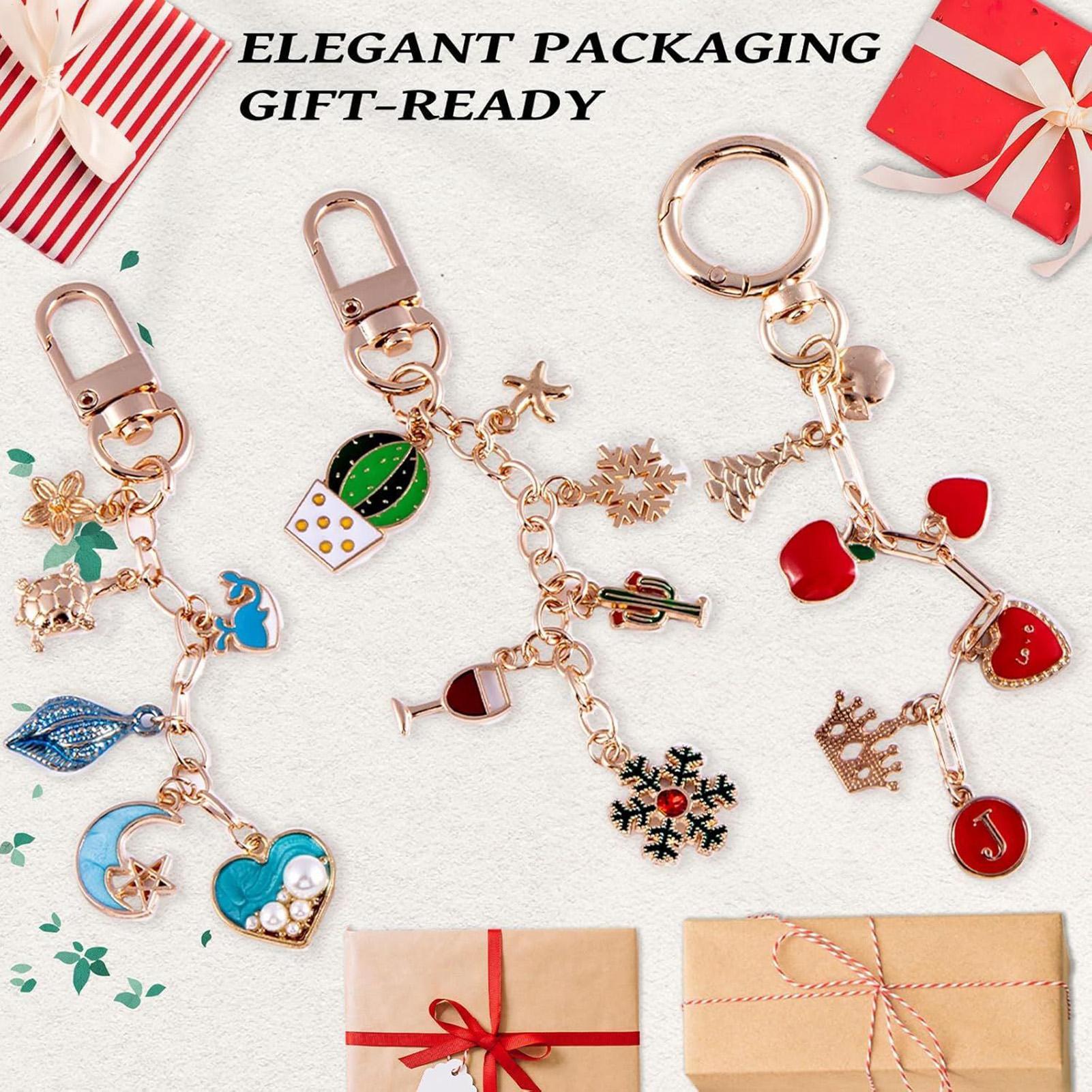 325 Pieces Bag Charm Keychain  - Jewelry Making Party For Adults review and price