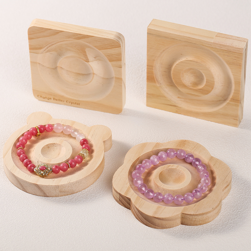 1Pc DIY Natural Wooden Beading - Jewelry Making Tray review and price