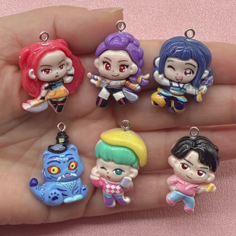10pcs resin cartoon pendant, D - Jewelry Making Factory review and price