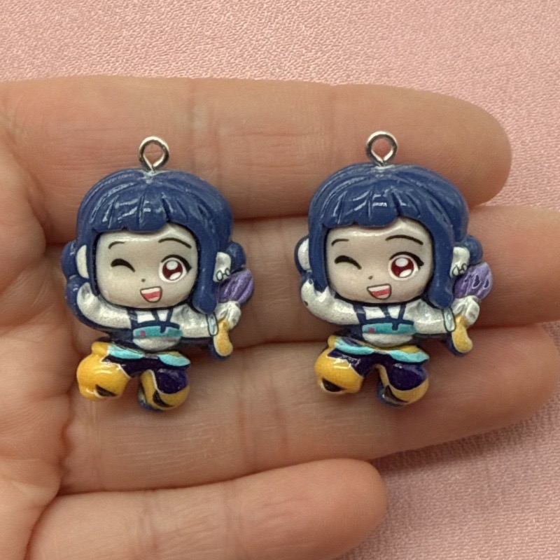 10pcs resin cartoon pendant, D - Jewelry Making Factory review and price