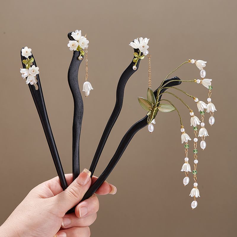 Wooden Flower Hairpin Vintage  - Jewelry Making Adults review and price