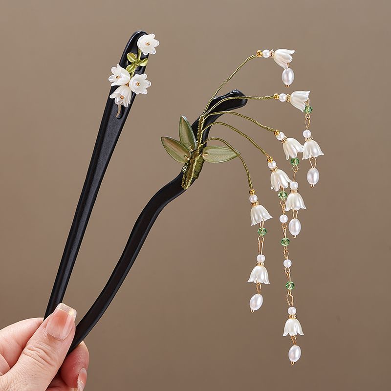 Wooden Flower Hairpin Vintage  - Jewelry Making Adults review and price