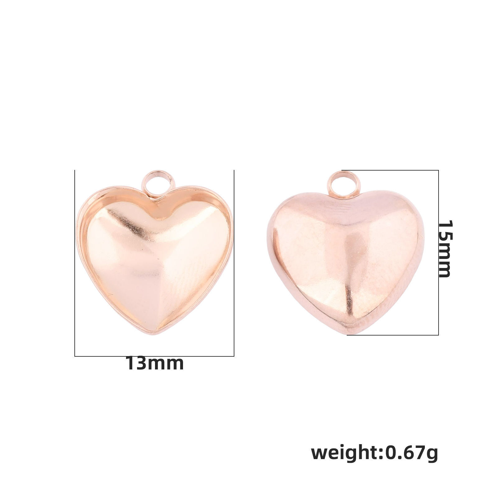 20pcs Stainless Steel 12mm Hea - Jewelry Making Tray review and price