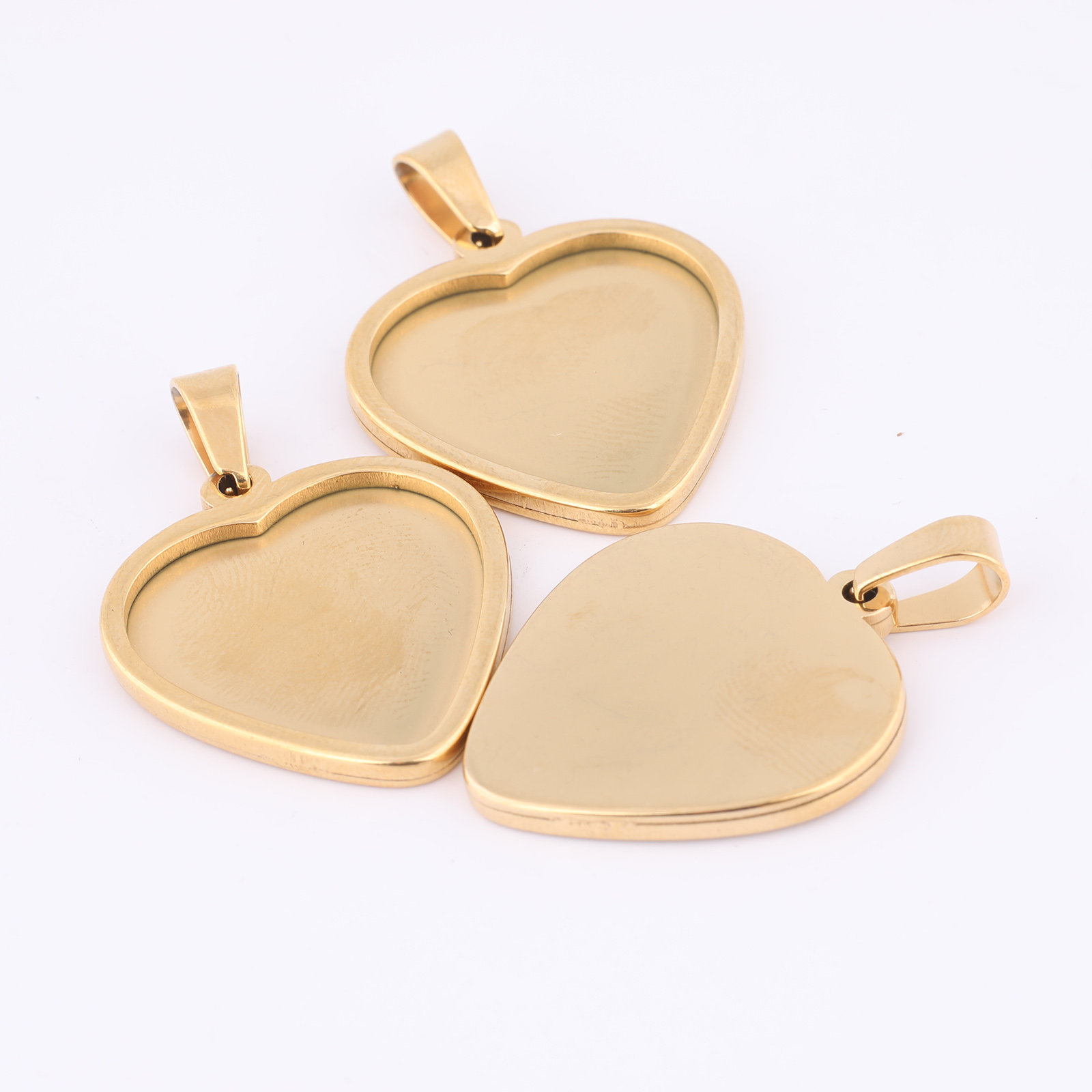 5pcs 20mm Heart Cabochon Trays - Jewelry Making Tray review and price