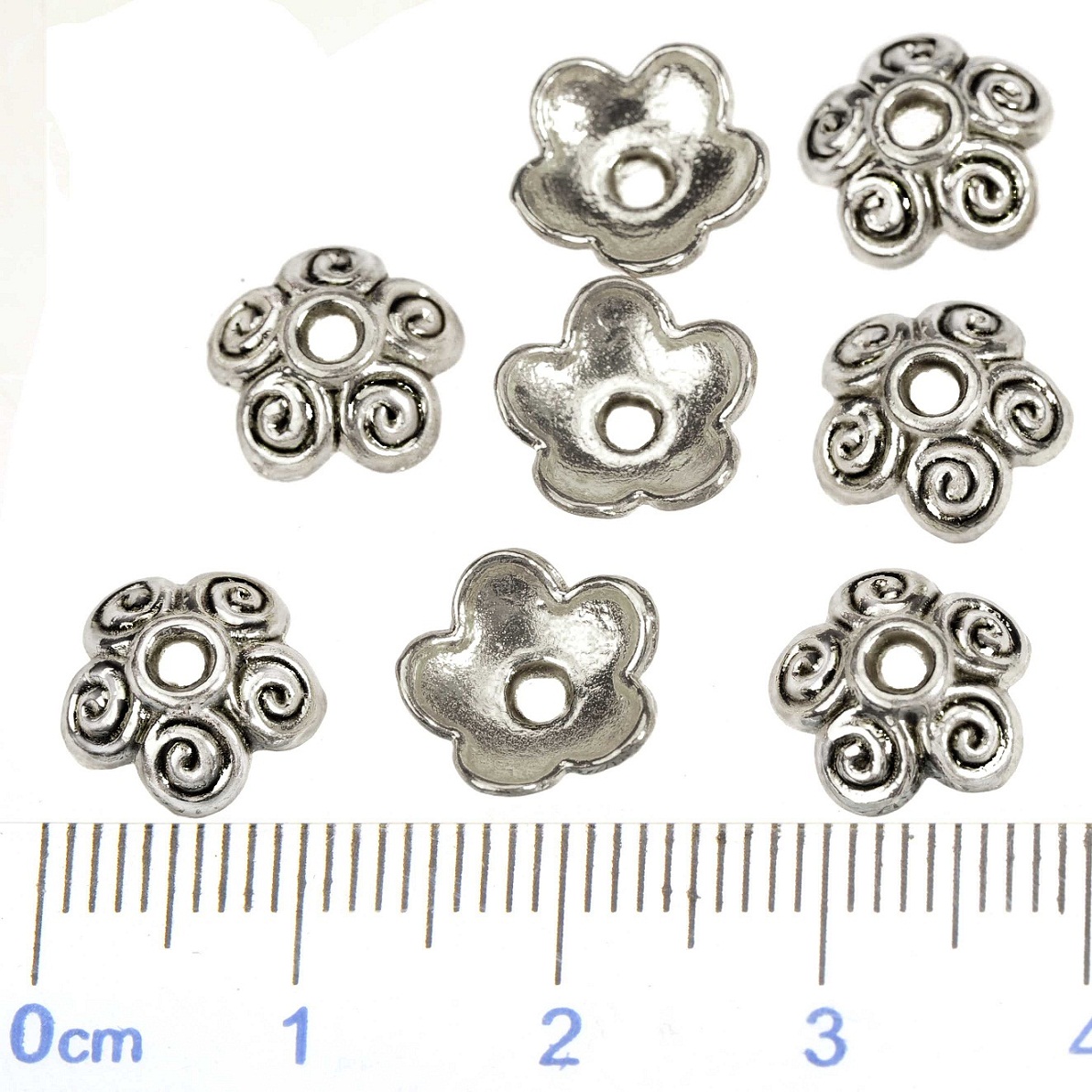 Jwelery Findings Silver End Be - Bead Cap Flower review and price