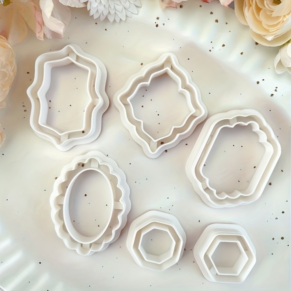 6pcs Vintage  Frame Shape Poly - Jewelry Making Hand Tools review and price