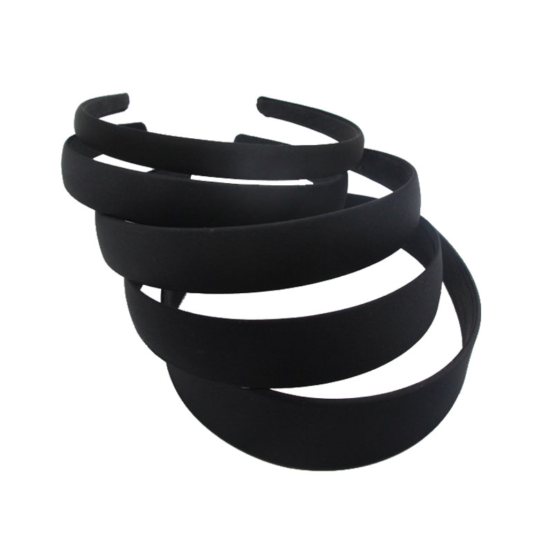 4pcs Black simple wide hair ba - Jewelry Making Adults review and price