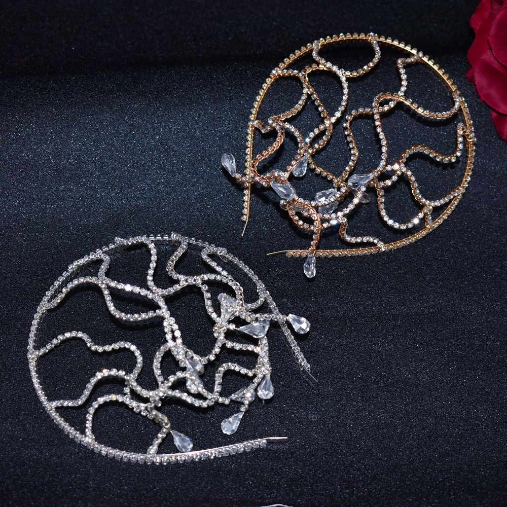 Snake Bend Rhinestone Headband - Jewelry Making Adults review and price