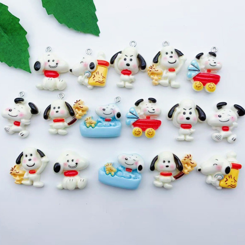 12pcs resin cartoon dog pendan - Jewelry Making Factory review and price