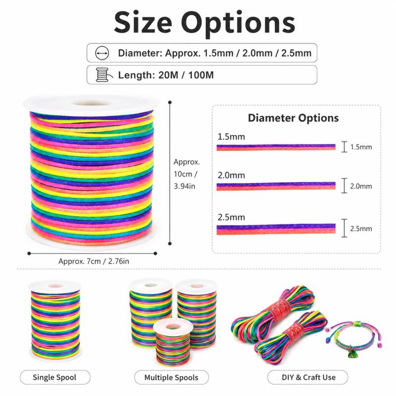 1.5~2.5MM 20/100m  colorful gr - Jewelry Making Using Beads review and price
