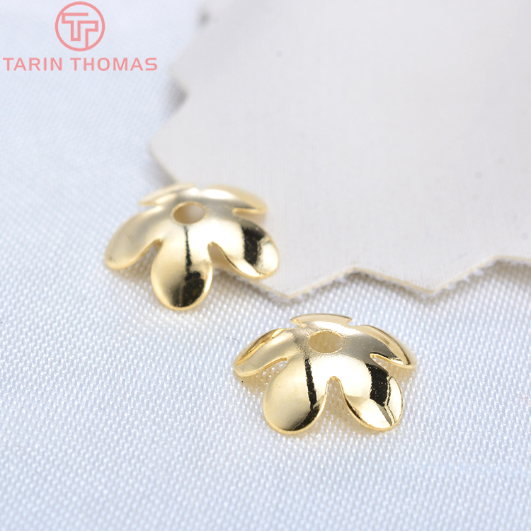 (3176)20PCS 8.5MM 24K Gold Col - Bead Cap Flower review and price