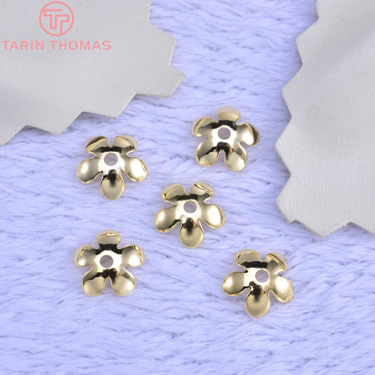 (3176)20PCS 8.5MM 24K Gold Col - Bead Cap Flower review and price