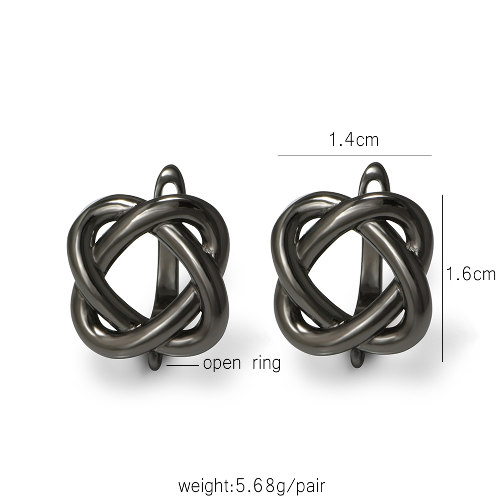 YANASI 1 Pair Gun Black  Brass - Jewelry Making Factory review and price