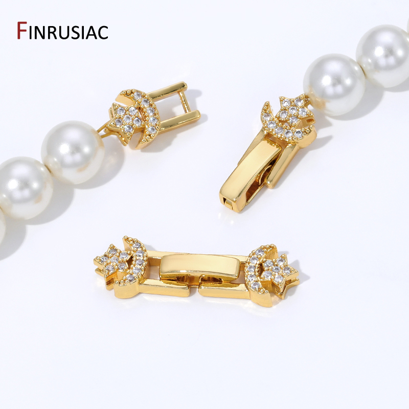 18K Gold Plated Brass Pearl Cl - Jewelry Making Bead review and price