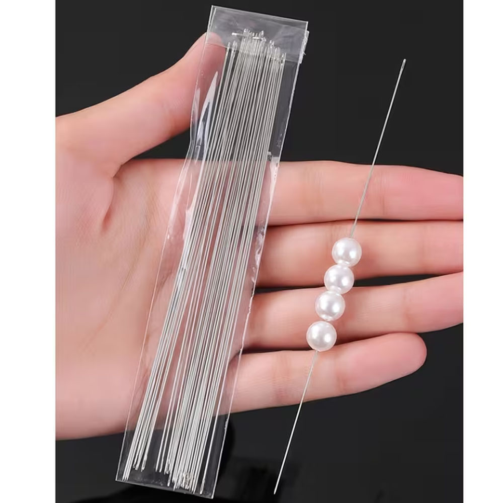 10/100pcs Beaded Needles with  - Jewelry Making Using Beads review and price