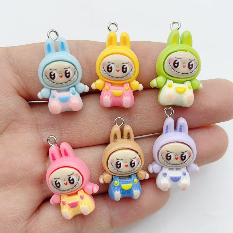10Pcs Kawaii Rabbit Strawberry - Jewelry Making Factory review and price