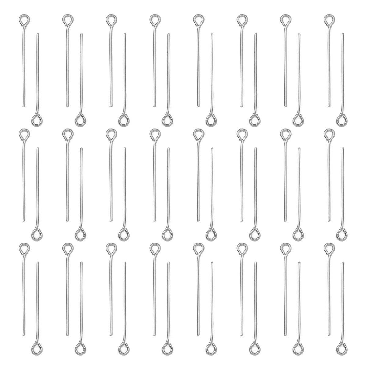 100Pcs/Lot Stainless Steel Eye - Jewelry Making Equipment review and price