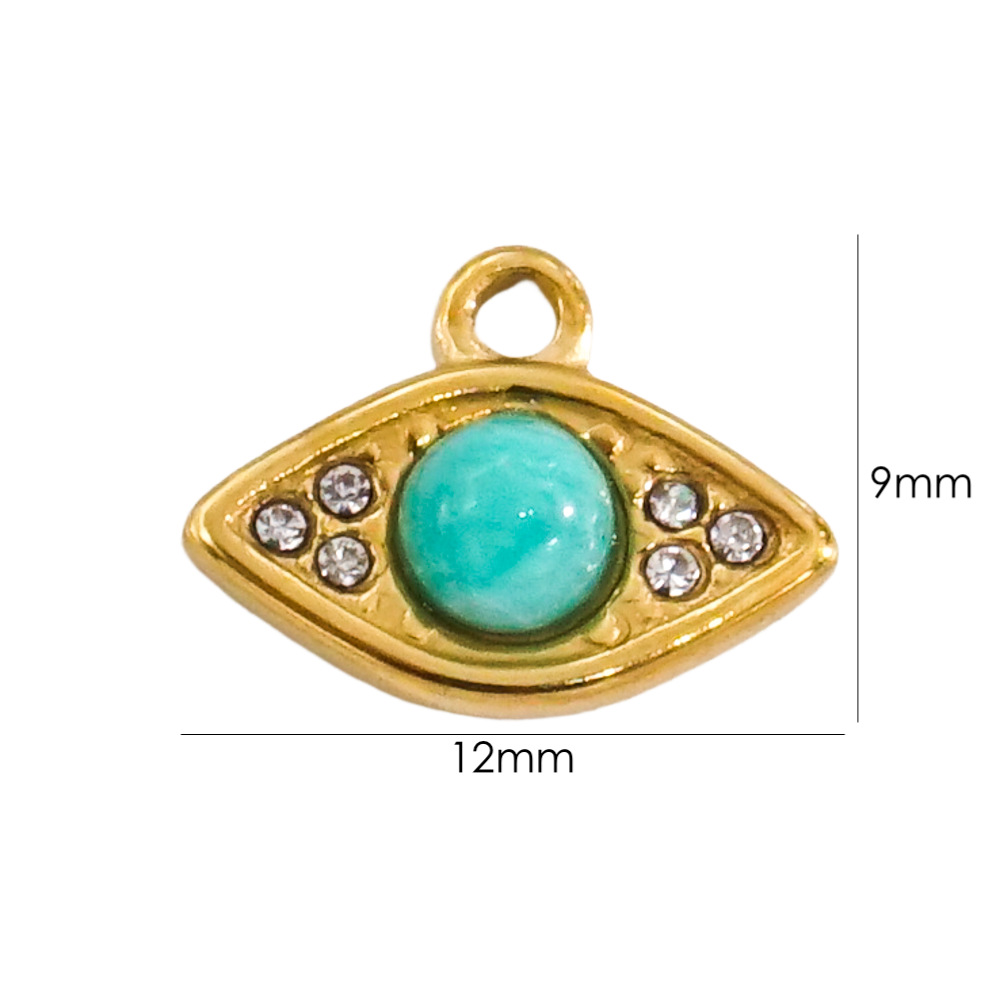 3Pcs Natural Stone Beads Eye S - Jewelry Making Stones review and price