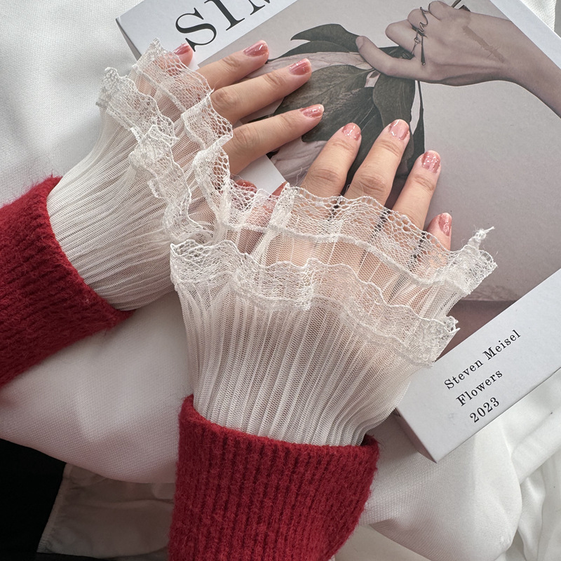Women's Lolita Bow Lace Arm Sl - Jewelry Making Adults review and price