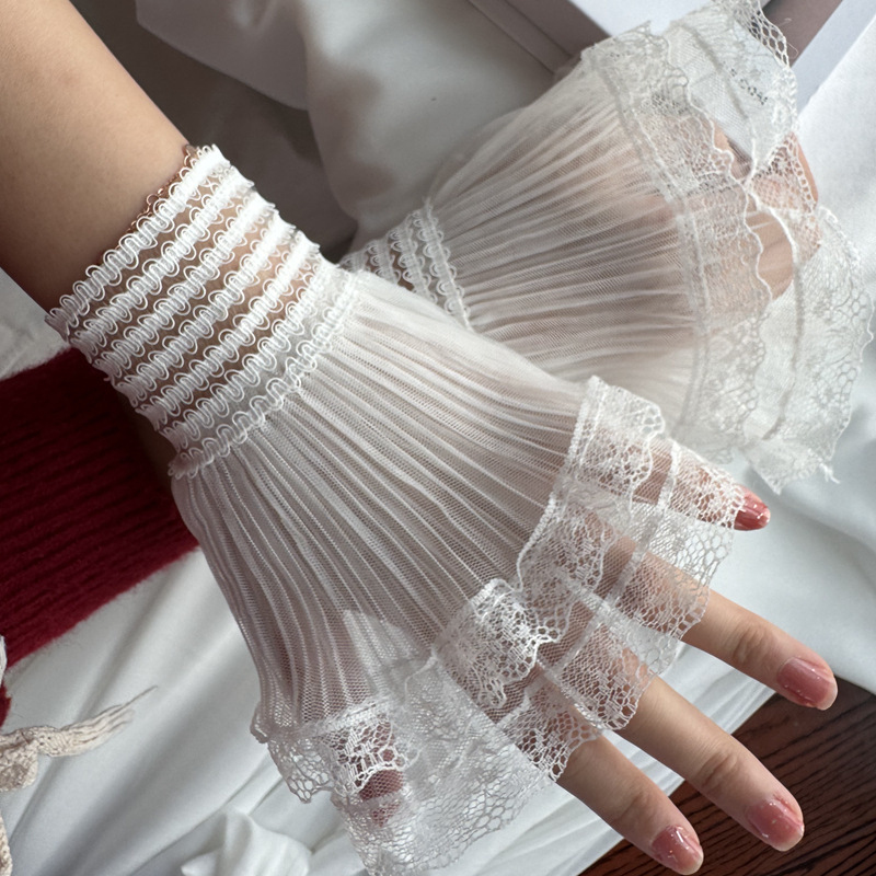 Women's Lolita Bow Lace Arm Sl - Jewelry Making Adults review and price
