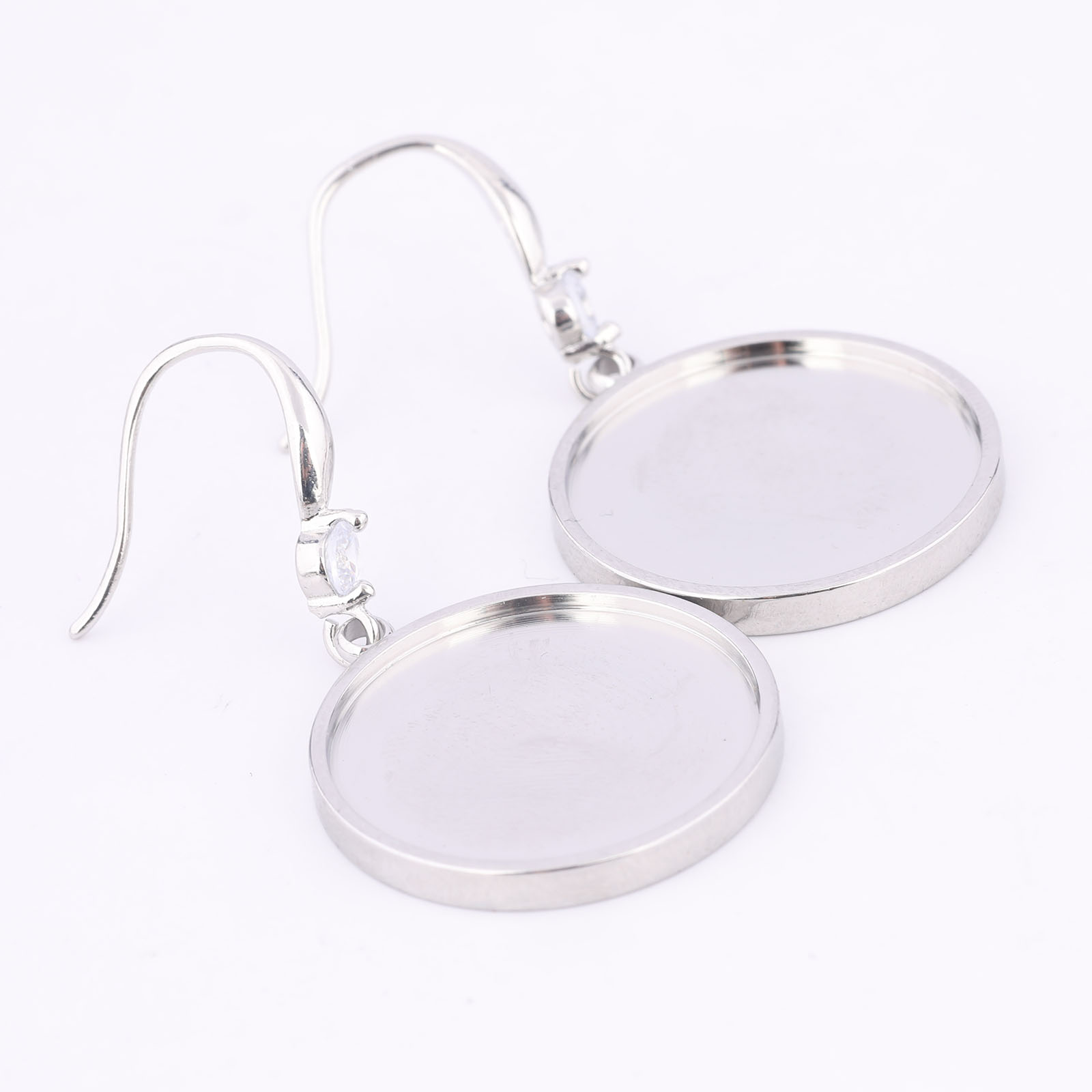 6pcs Stainless Steel Fit 20mm  - Jewelry Making Tray review and price