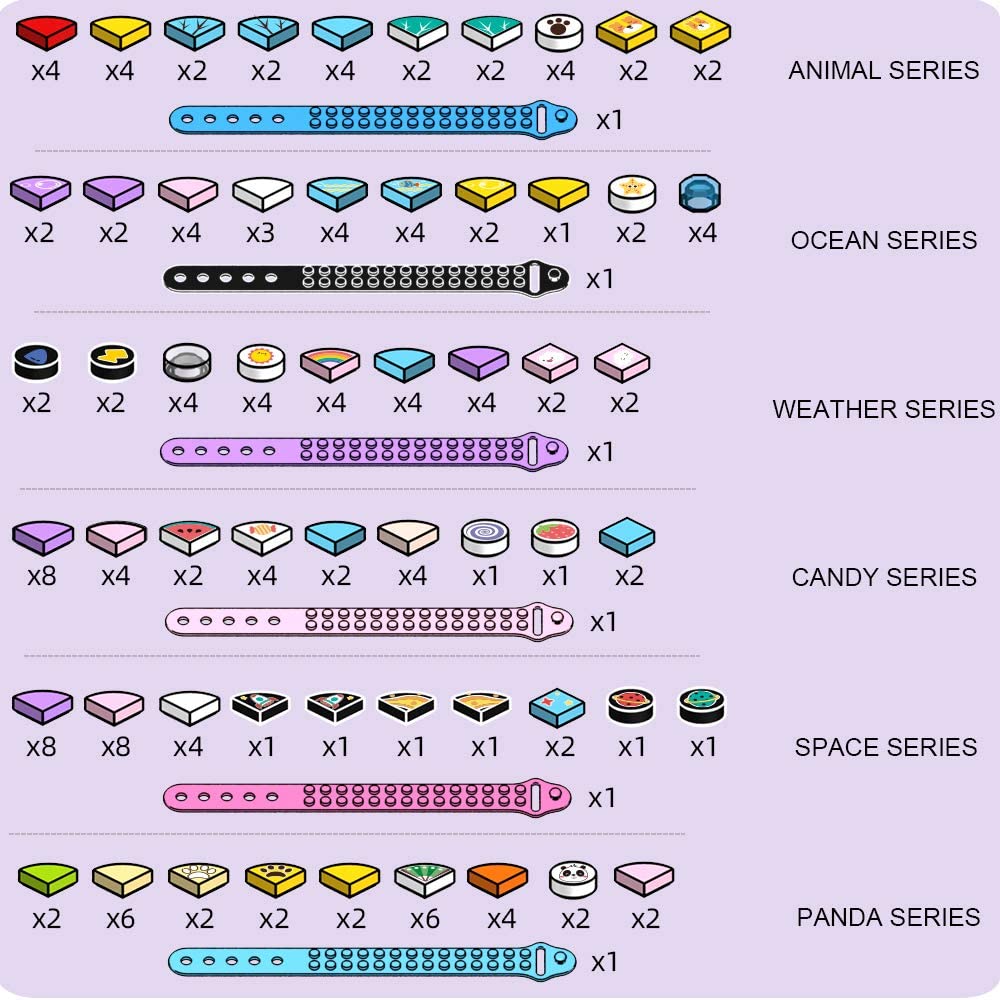 6Pcs/set Kids Building Blocks  - Jewelry Making Kit For Kids review and price