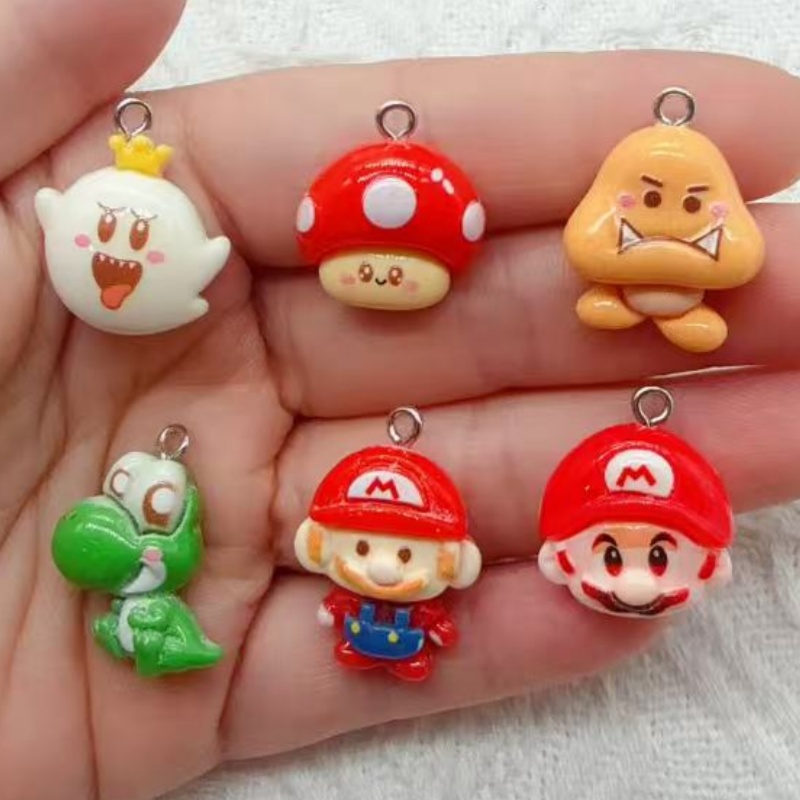 10pcs resin cartoon pendant, D - Jewelry Making Factory review and price