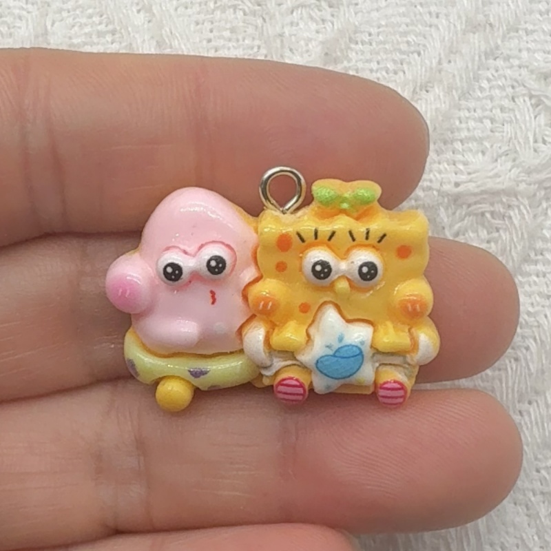 10pcs cartoon resin pendant, D - Jewelry Making Factory review and price