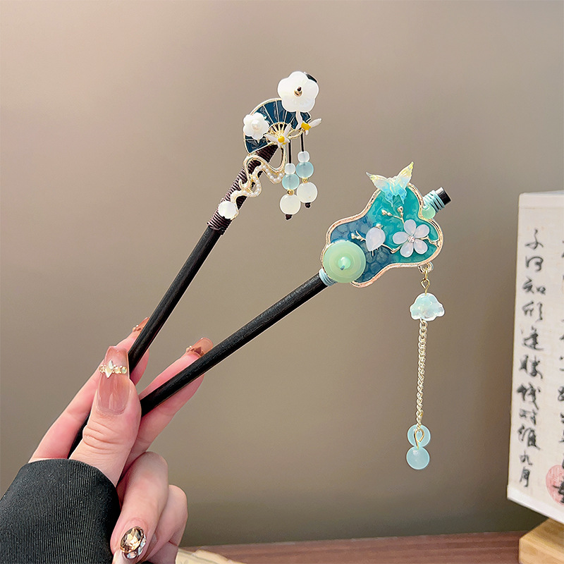 Classic Tassel Hair Stick Blac - Jewelry Making Adults review and price