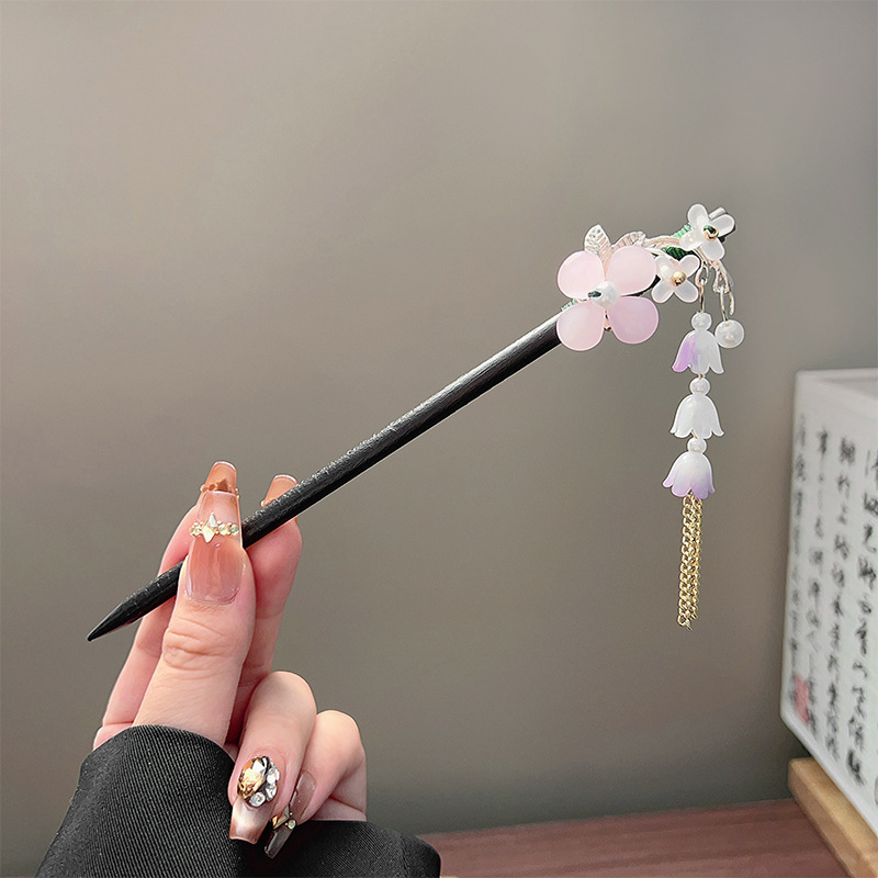 Classic Tassel Hair Stick Blac - Jewelry Making Adults review and price